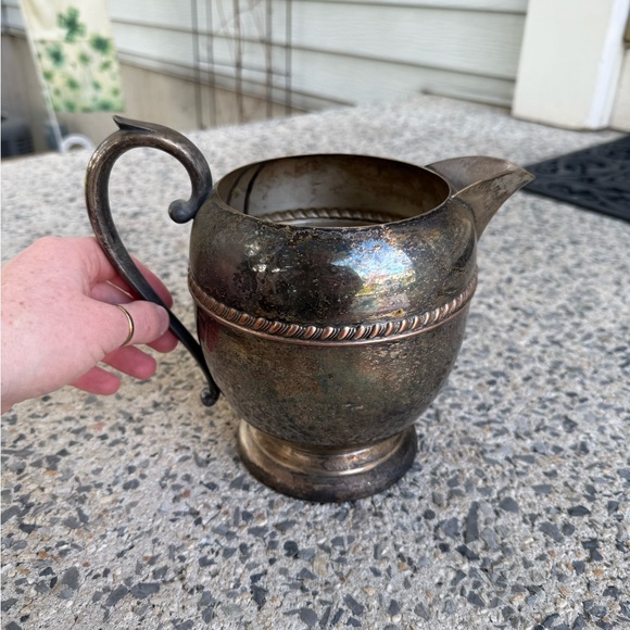 Antique Silver & Copper Pitcher - Picture 3 of 8